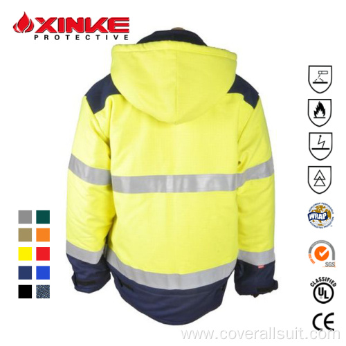 Hi Vis Jacket International Certifications Hi Vis Safety Workwear Jacket Manufactory